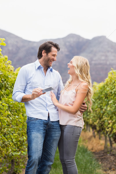 Young happy couple laughing Stock photo © wavebreak_media