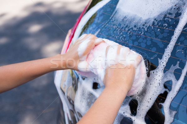 Mycia samochodu wody strony Zdjęcia stock © wavebreak_media