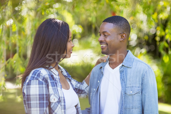 Happy couple looking each other Stock photo © wavebreak_media