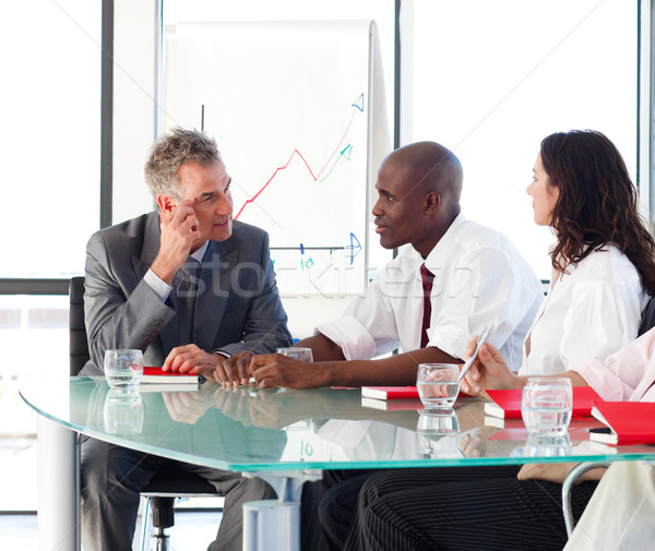 Business people interacting in office Stock photo © wavebreak_media