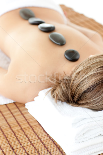Snem kobieta masażu tabeli biały ciało Zdjęcia stock © wavebreak_media