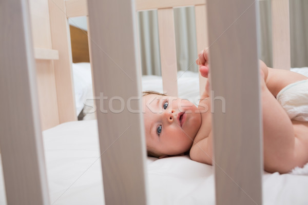 Masum bebek erkek portre ev Stok fotoğraf © wavebreak_media