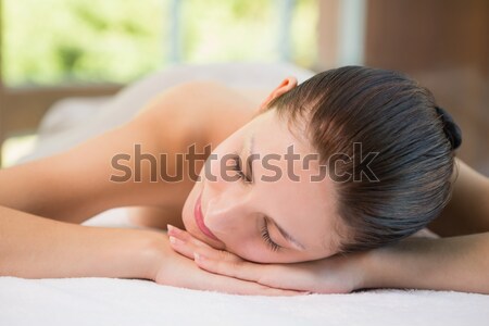 Atrakcyjny młoda kobieta masażu spa centrum Zdjęcia stock © wavebreak_media