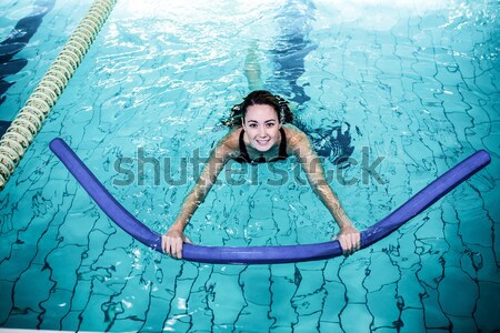 Foto stock: Encajar · mujer · agua · aerobic · espuma · agua