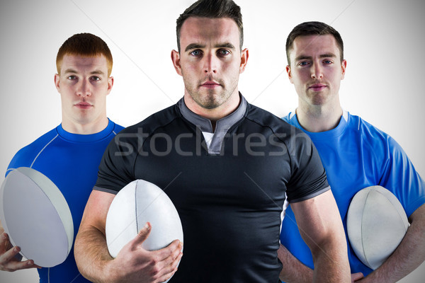 Taai rugby spelers meervoudig man sport Stockfoto © wavebreak_media