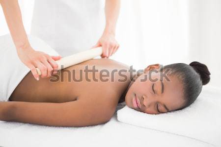 Jeune femme massage spa femme fille corps [[stock_photo]] © wavebreak_media