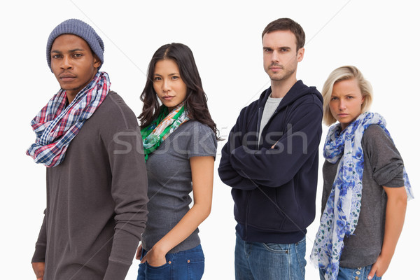 Stylish young people in a row Stock photo © wavebreak_media