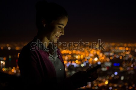 Business executive using mobile phone Stock photo © wavebreak_media