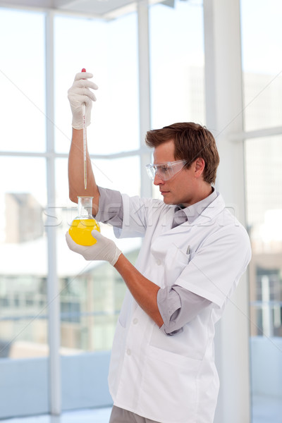 Scientist examining a test-tube Stock photo © wavebreak_media
