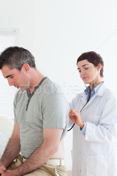 Homme médecin patient chambre bureau [[stock_photo]] © wavebreak_media