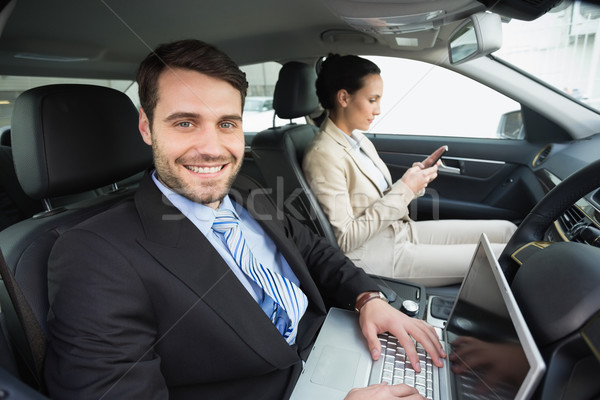 Stockfoto: Jonge · business · team · auto · business · computer