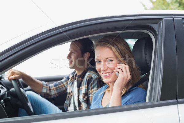 Pareja carretera viaje coche mujer hombre Foto stock © wavebreak_media