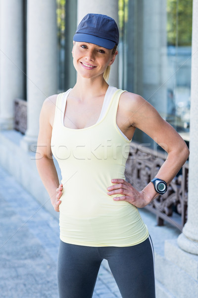 Belle femme cap ville sport [[stock_photo]] © wavebreak_media