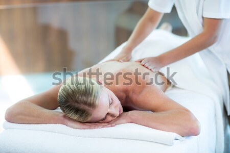 Nu femme Retour massage spa [[stock_photo]] © wavebreak_media