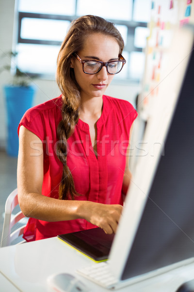 Graphic designer working on computer Stock photo © wavebreak_media