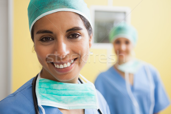 Femme souriant hôpital chambre [[stock_photo]] © wavebreak_media