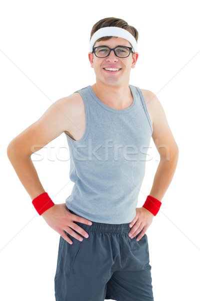 Posant blanche fitness portrait [[stock_photo]] © wavebreak_media