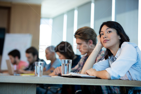 Femme séance collègues affaires [[stock_photo]] © wavebreak_media