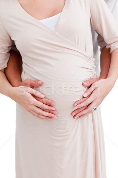 Primo piano donna incinta marito bianco famiglia baby Foto d'archivio © wavebreak_media