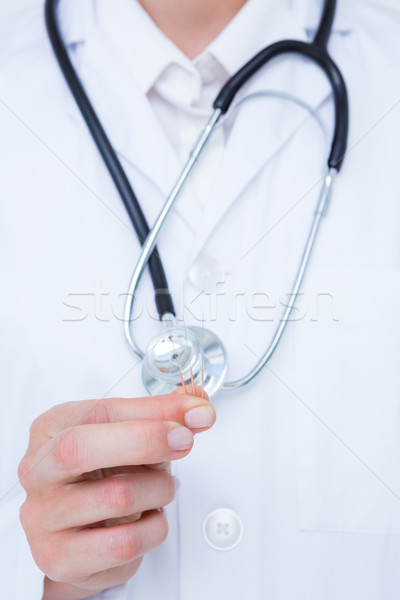 Doctor holding acupuncture needles  Stock photo © wavebreak_media