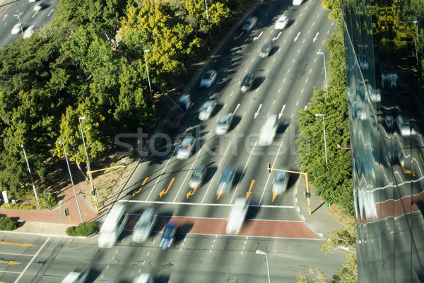 Blurred motion of cars moving on road Stock photo © wavebreak_media