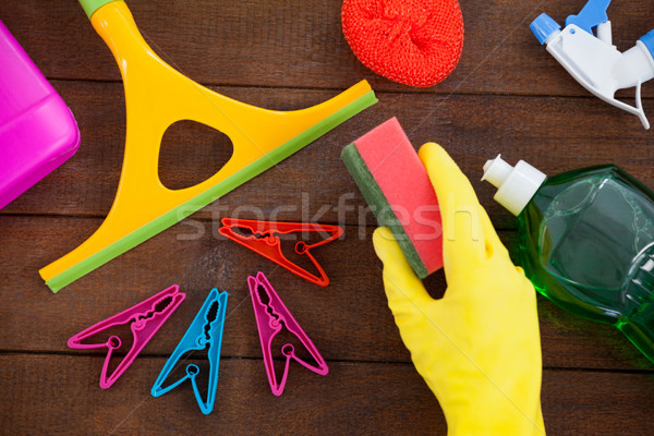 Stockfoto: Schoonmaken · uitrusting · hand