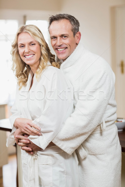 Cute Pareja mujer feliz casa Foto stock © wavebreak_media