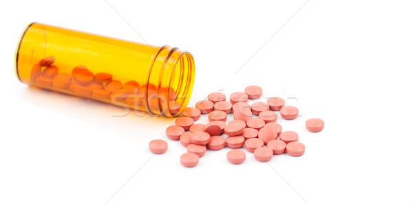 Close up of red pills Stock photo © wavebreak_media