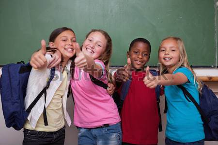 Foto d'archivio: Fotocamera · classe · scuola · studente