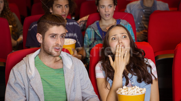 Young couple watching a film Stock photo © wavebreak_media
