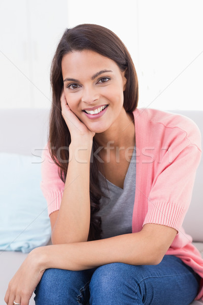 Young woman smiling at home Stock photo © wavebreak_media