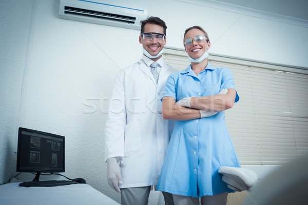 Stock photo: Portrait of smiling dentists