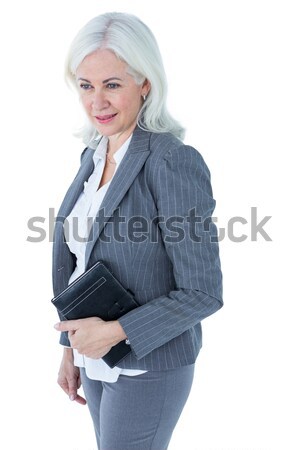 businesswoman holding notebook Stock photo © wavebreak_media