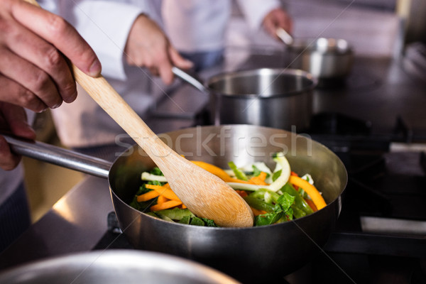 Close-up of chef preparing food Stock photo © wavebreak_media