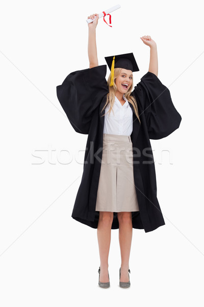 Studente laurea robe diploma Foto d'archivio © wavebreak_media