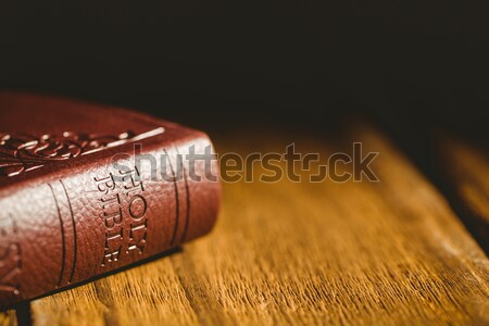 Bible on wooden table  Stock photo © wavebreak_media