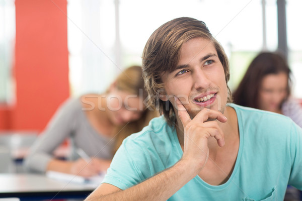 Male student in the classroom Stock photo © wavebreak_media