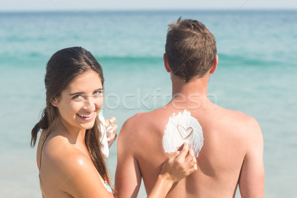 happy couple smiling Stock photo © wavebreak_media