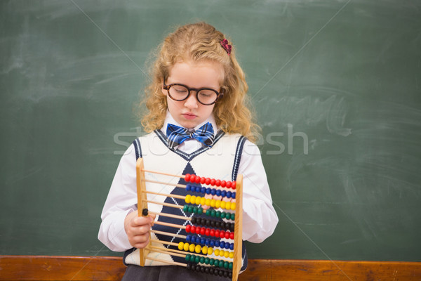Halten abacus Grundschule Schule Kind Bildung Stock foto © wavebreak_media