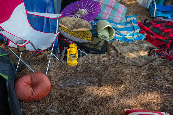 露營 設備 公園 復古 自由 商業照片 © wavebreak_media