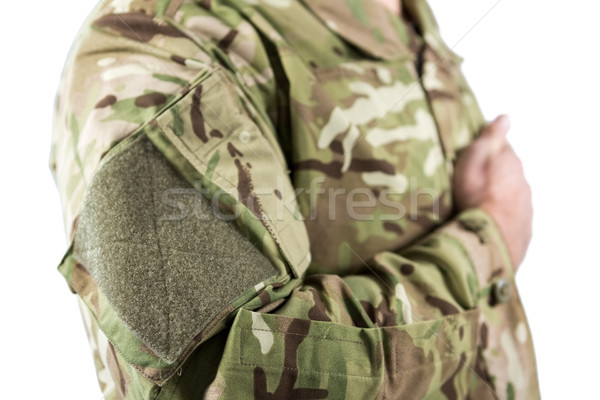 Stock foto: Soldat · Aufnahme · Mann · Krieg · Spaß