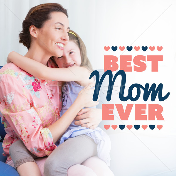 Composite image of best mom ever Stock photo © wavebreak_media