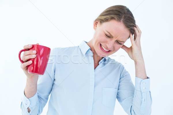 Mujer de negocios dolor de cabeza blanco salud femenino profesional Foto stock © wavebreak_media