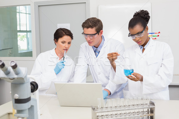 Scientists working together on precipitate tests  Stock photo © wavebreak_media