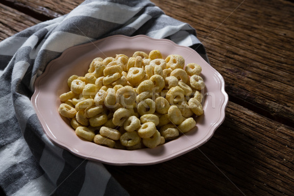 Apple jack in plate with napkin Stock photo © wavebreak_media