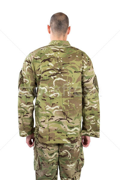 Rear view of soldier standing Stock photo © wavebreak_media