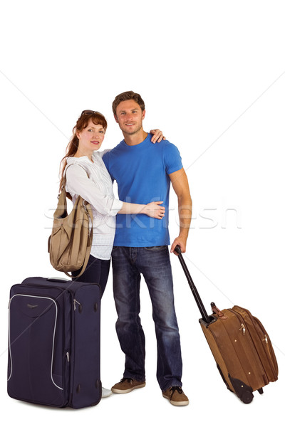 Happy couple going on holiday Stock photo © wavebreak_media