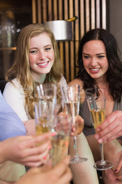 друзей пить вместе Бар женщины Сток-фото © wavebreak_media