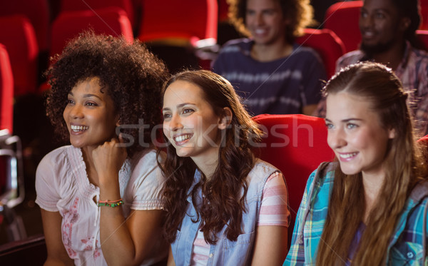 Jungen Freunde beobachten Film Kino glücklich Stock foto © wavebreak_media