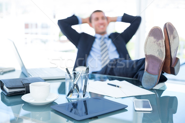 Businessman relaxing in a swivel chair  Stock photo © wavebreak_media